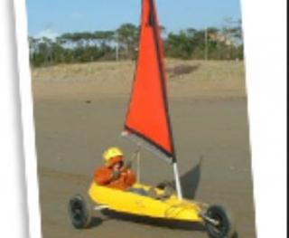 Mini char a voile enfants